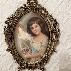 Vintage, silk printing.old stile.